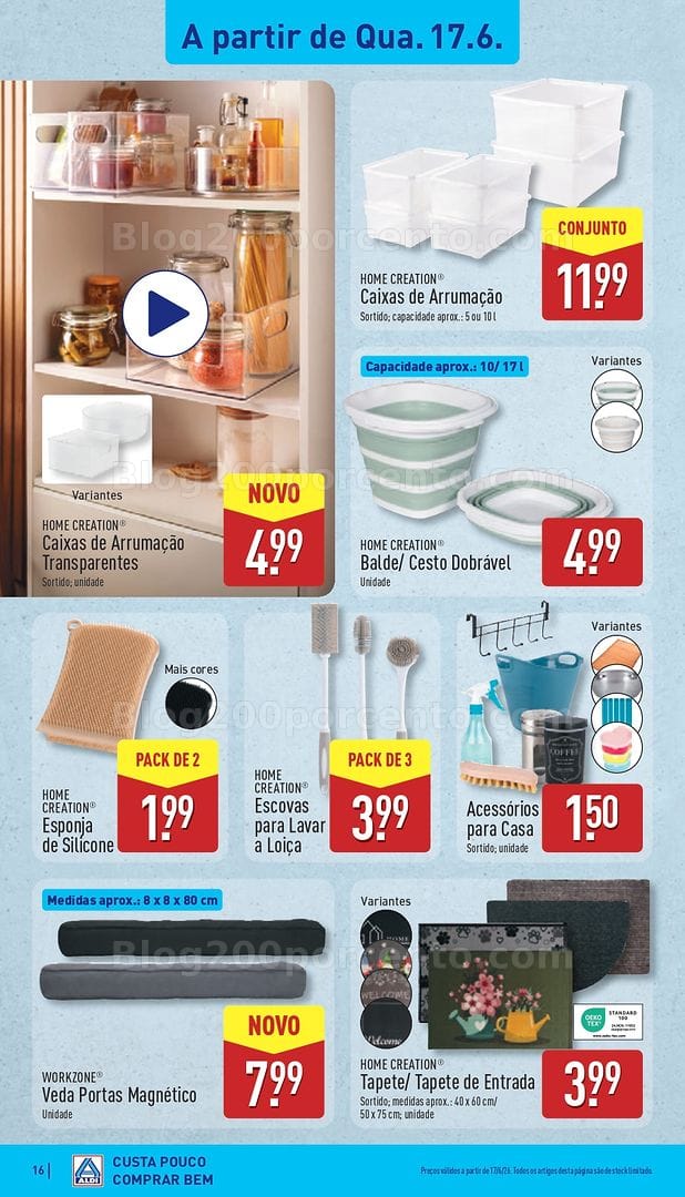 Antevisão Folheto ALDI Promoções de 15 a 21 junho